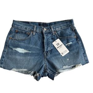 Aeropostale  Womens Boy friend  Distressed Jeans Shorts